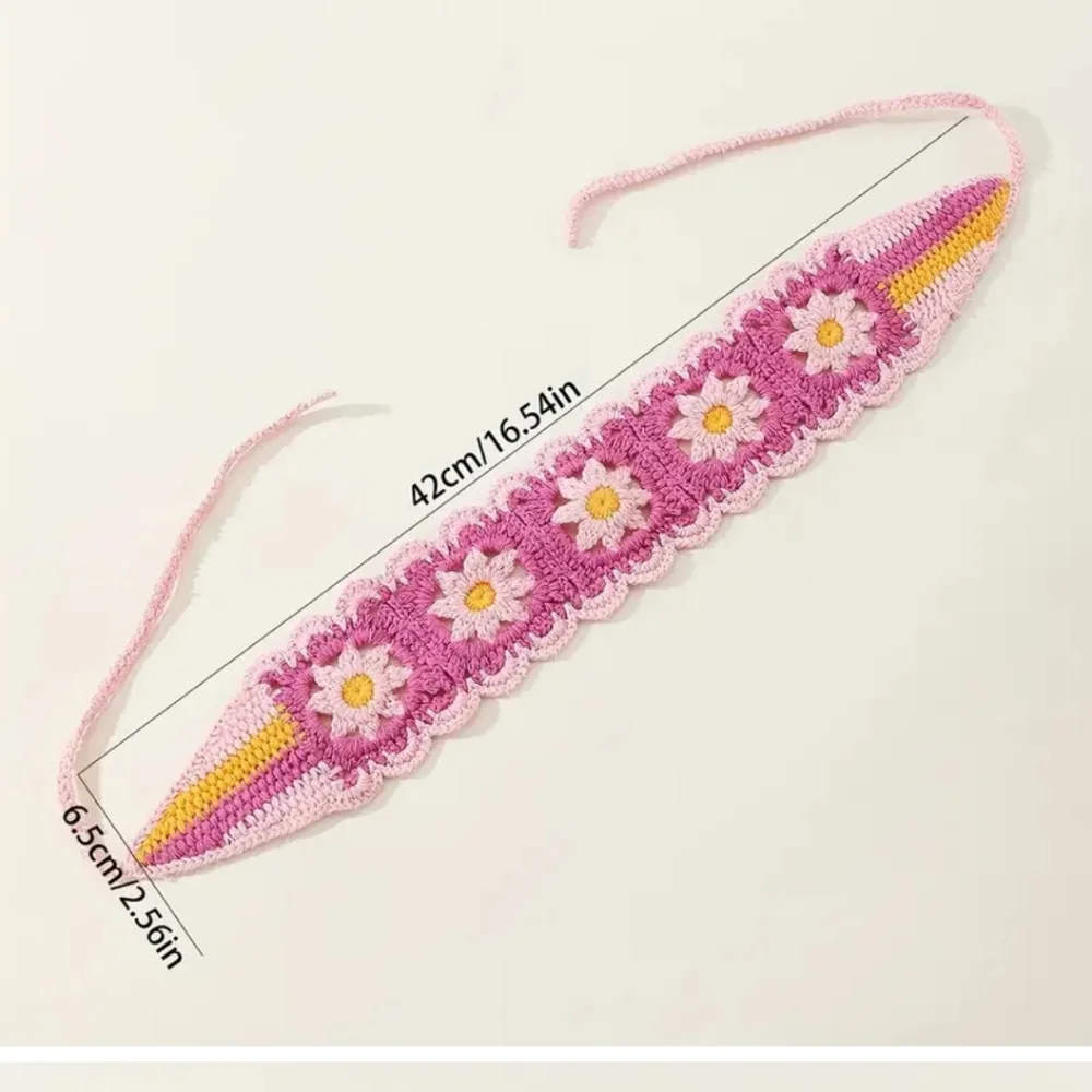 Handcrafted Headband 70s Hippie Style Statement Piece